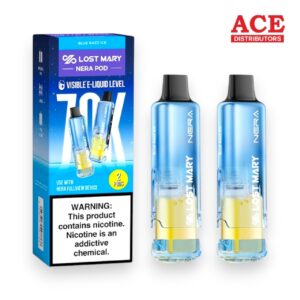 LOST MARY POD NERA FULLVIEW 70000 PUFF 5CT - BLUE RAZZ ICE