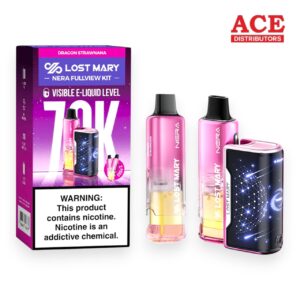 LOST MARY DISPOSABLE KIT NERA FULLVIEW 70000 PUFF 5CT -DRAGON STRAWNANA