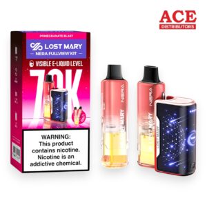 LOST MARY DISPOSABLE KIT NERA FULLVIEW 70000 PUFF 5CT -POMEGRANATE BLAST