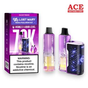 LOST MARY DISPOSABLE KIT NERA FULLVIEW 70000 PUFF 5CT -ROCKET FREEZE