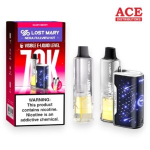 LOST MARY DISPOSABLE KIT NERA FULLVIEW 70000 PUFF 5CT -SCARY BERRY