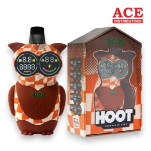 OOZE HOOT 65OMAH CHARACTER VAPE BROWN EACH