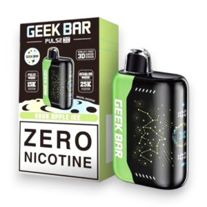 GEEK BAR PULSE X ZERO NICOTINE 25000PUFFS 5CT - SOUR APPLE ICE