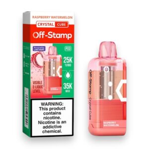 OFF-STAMP X CUBE CRYSTAL 35000PUFF POD 5CT -RASPBERRY WATERMELON
