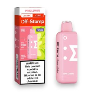 OFF-STAMP CLASSIC CUBE 25000PUFF POD 5CT -PINK LEMON