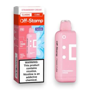 OFF-STAMP CLASSIC CUBE 25000PUFF POD 5CT -STRAWBERRY CREAM