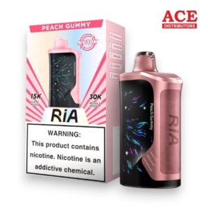 RIA NV30000 DISPOSABLE 5CT BOX -PEACH GUMMY
