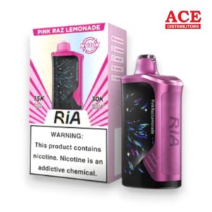 RIA NV30000 DISPOSABLE 5CT BOX - PINK RAZ LEMONADE