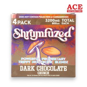 SHRUMFUZED CHOCOLATES 3200MG 4PK 10CT DARK CHOCOLATE CRUNCH