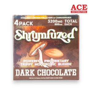 SHRUMFUZED CHOCOLATES 3200MG 4PK 10CT DARK CHOCOLATE