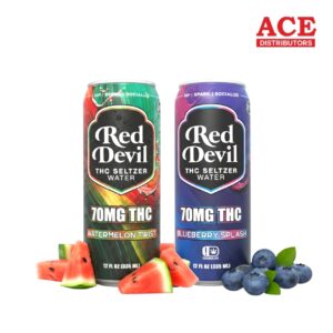 RED DEVIL THC SELTZER 70MG 12OZ