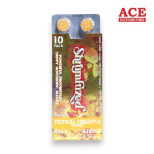 SHRUMFUZED GUMMIES 8000MG 10PK 5CT TROPICAL PINEAPPLE