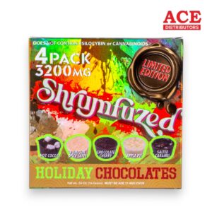 SHRUMFUZED CHOCOLATES 3200MG 4PK 10CT HOLIDAY CHOCOLATES