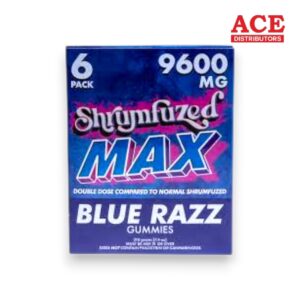 SHRUMFUZED MAX GUMMIES 9600MG 6PK 5CT BLUE RAZZ