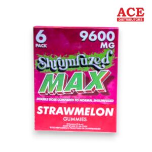SHRUMFUZED MAX GUMMIES 9600MG 6PK 5CT STRAWMELON