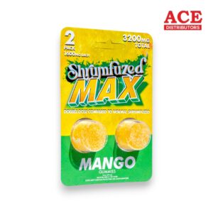 SHRUMFUZED MAX DOUBLE DOSE GUMMIES 3200MG 2PK 10CT MANGO