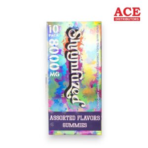 SHRUMFUZED GUMMIES 8000MG 10PK 5CT ASSORTED FLAVORS