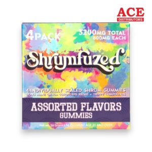 SHRUMFUZED GUMMIES 3200MG 4PK 10CT ASSORTED FLAVORS