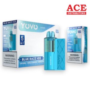 YOVO JB50000 PUFF DISPOSABLE 5CT -BLUE RAZZ ICE