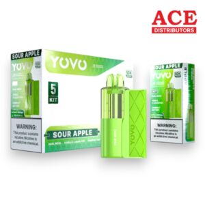 YOVO JB50000 PUFF DISPOSABLE 5CT -SOUR APPLE