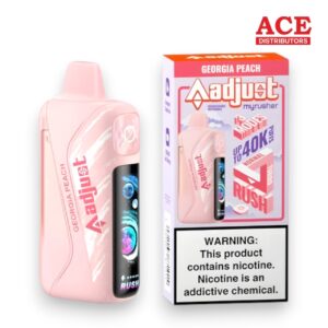 ADJUST MYRUSHER 40000PUFFS DISPOSABLE 5CT -GEORGIA PEACH