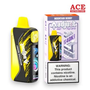 ADJUST MYRUSHER 40000PUFFS DISPOSABLE 5CT -MOUNTAIN BERRY