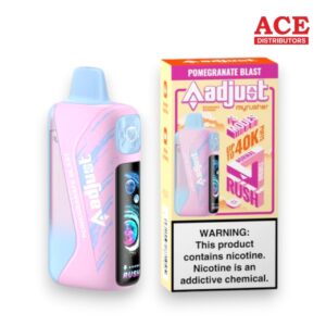 ADJUST MYRUSHER 40000PUFFS DISPOSABLE 5CT -POMEGRANATE BLAST