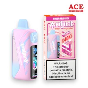 ADJUST MYRUSHER 40000PUFFS DISPOSABLE 5CT -WATERMELON ICE