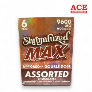 SHRUMFUZED MAX CHOCOLATES 9600MG 6PK 5CT ASSORTED CHOCOLATES