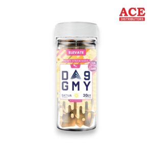 AGFN D9 GUMMY JAR 30CT - WHITE STRAWNANA
