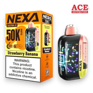 NEXA ULTRA II 50000 PUFFS DISPOSABLE 5CT BOX -STRAWBERRY BANANA