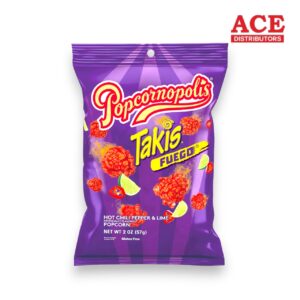 PEG TAKIS FUEGO POPCORN HOT CHILI PEPPER LIME 2OZ