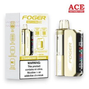 FOGER SWITCH PRO 30000 PUFFS DISPOSABLE KIT 5CT BOX - STRAWBERRY BANANA