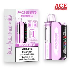 FOGER SWITCH PRO 30000 PUFFS DISPOSABLE KIT 5CT BOX - STRAWBERRY KIWI