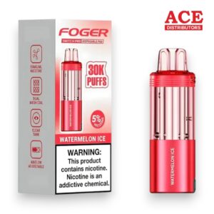 FOGER SWITCH PRO 30000 PUFFS DISPOSABLE POD 5CT BOX - WATERMELON ICE