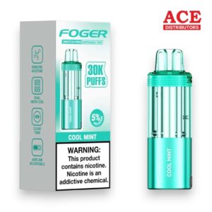 FOGER SWITCH PRO 30000 PUFFS DISPOSABLE POD 5CT BOX - COOL MINT