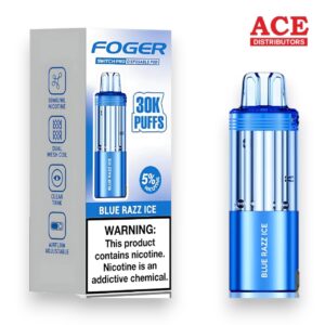 FOGER SWITCH PRO 30000 PUFFS DISPOSABLE POD 5CT BOX - BLUE RAZZ ICE