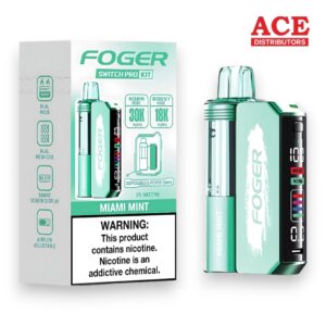 FOGER SWITCH PRO 30000 PUFFS DISPOSABLE KIT 5CT BOX - MIAMI MINT