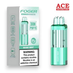 FOGER SWITCH PRO 30000 PUFFS DISPOSABLE POD 5CT BOX - MIAMI MINT