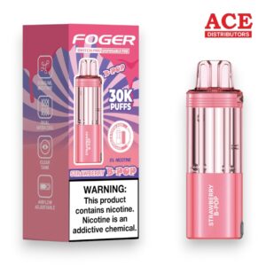 FOGER SWITCH PRO 30000 PUFFS DISPOSABLE POD 5CT BOX - STRAWBERRY B-BURST