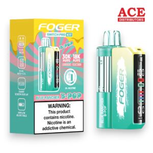 FOGER SWITCH PRO 30000 PUFFS DISPOSABLE POD 5CT BOX - BLUE RANCHER