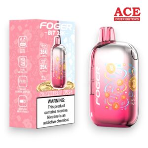 FOGER BIT 35000 PUFFS DISPOSABLE 5CT BOX - STRAWBERRY BURST