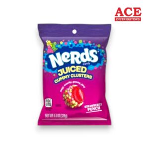 PEG NERDS JUICY GUMMY CLUSTERS STRAWBERRY PUNCH 4.5OZ