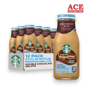 STARBUCKS LITE SEA SALT DOUBLE CHOCOLATE GELATO FRAPPUCCINO 13.7OZ 12CT
