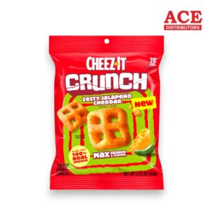 PEG CHEEZ-IT CRUNCHY ZESTY JALAPENO CHEDDAR 2.25OZ