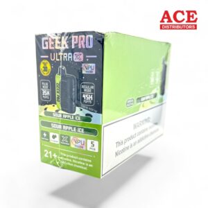 GEEK PRO ULTRA X 50ML 45000 PUFFS 5CT - SOUR APPLE ICE