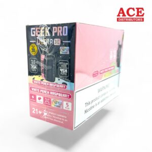 GEEK PRO ULTRA X 50ML 45000 PUFFS 5CT - WHITE PEACH RASPBERRY