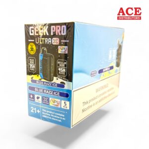 GEEK PRO ULTRA X 50ML 45000 PUFFS 5CT - BLUE RAZZ ICE
