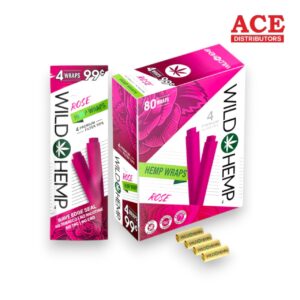 WILD HEMP WRAPS 4/.99 ROSE 20CT