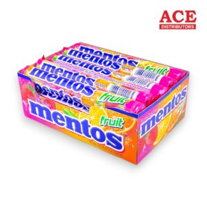 MENTOS EXOTIC ROLL FRUIT FLAVOR 15CT